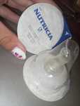 Dwa smoczki do butelki nutricia nowe
