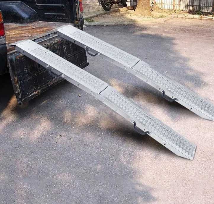 NOWE Składane najazdy, ZESTAW 2 szt 180 cm 400 kg, rampy najazdowe