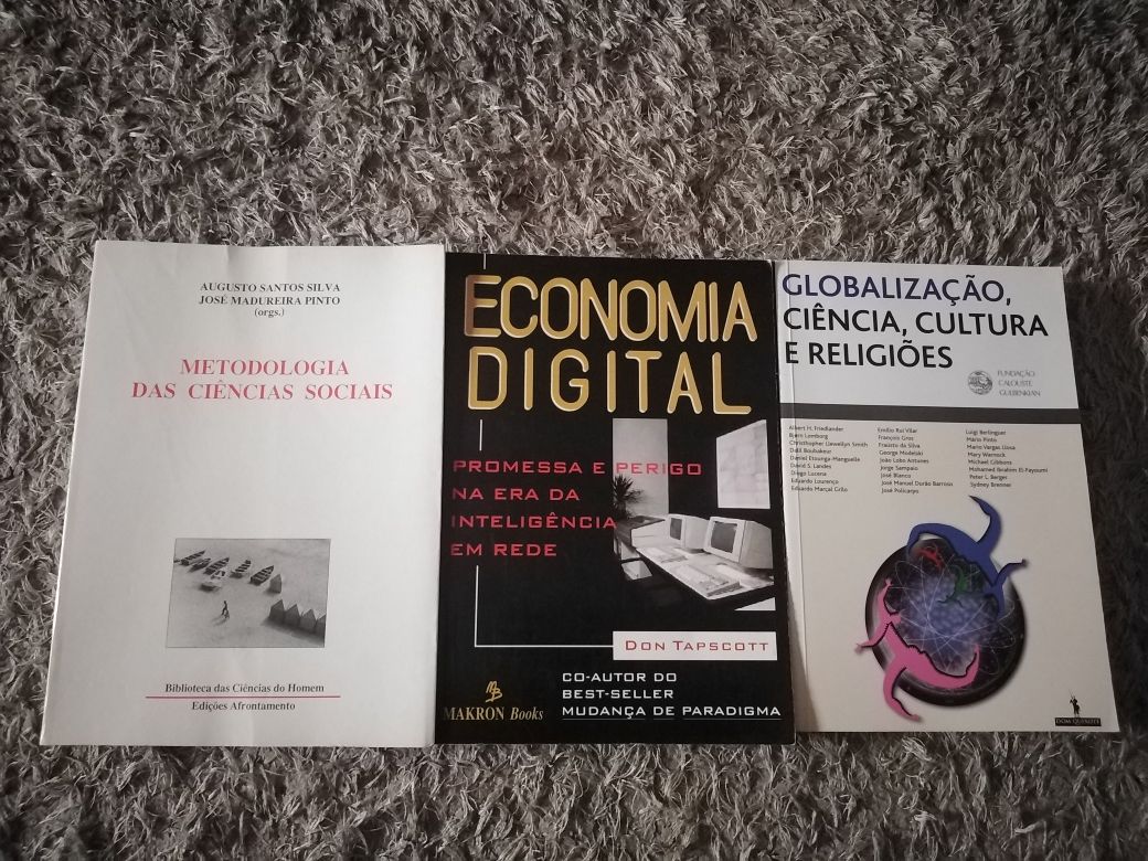 Livros de economia, contabilidade ciências sociais desde 7 euros