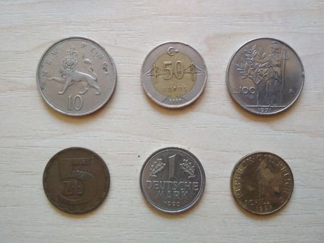 Монеты на обмен.