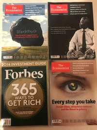 Revistas The Economist e Forbes