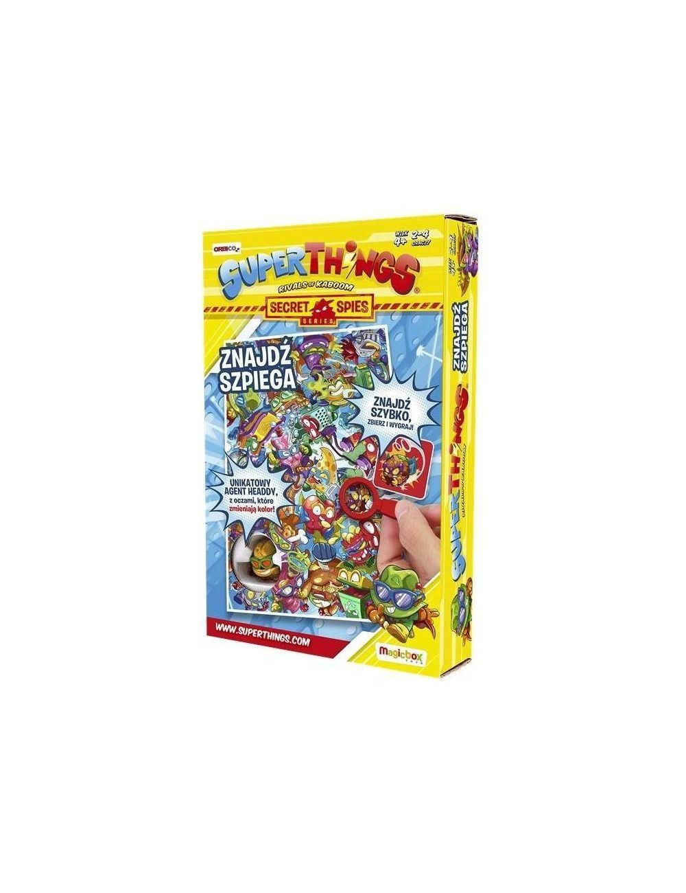Magic Box SuperThings Znajdź szpiega Gra planszowa