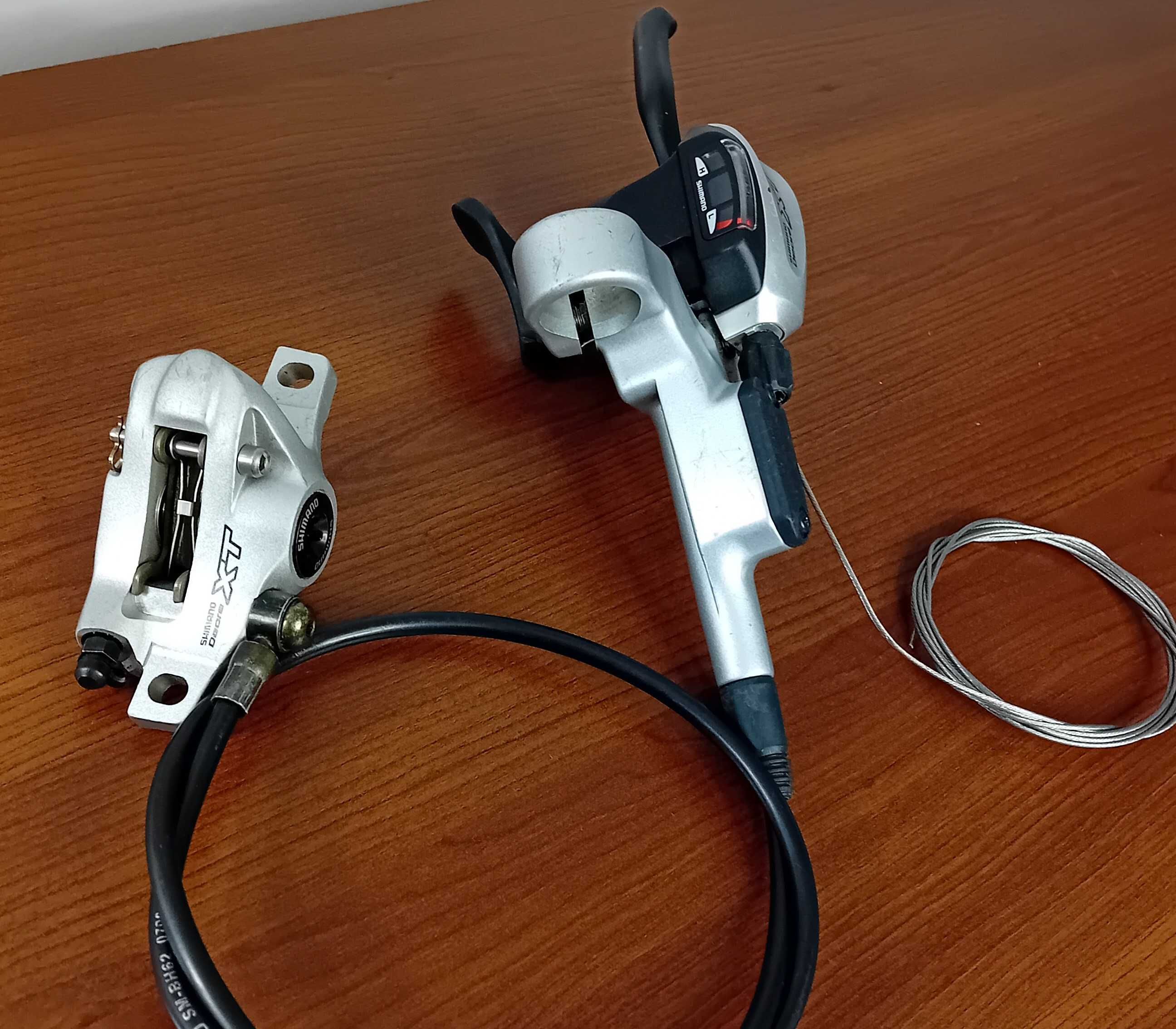 Klamkomanetka Shimano Deore XT ST-M765 i hamulec hydrauliczny/NOWA/.