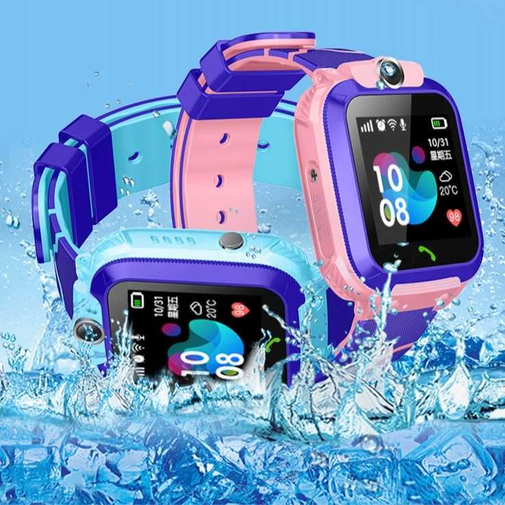 LOKALIZATOR Smartwatch GPS karta sim niebieski dla dziecka dzieci APKA