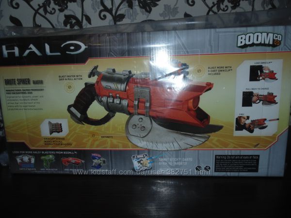 Огромный бластер BOOMco Halo Brute Spiker Toy оригинал из США