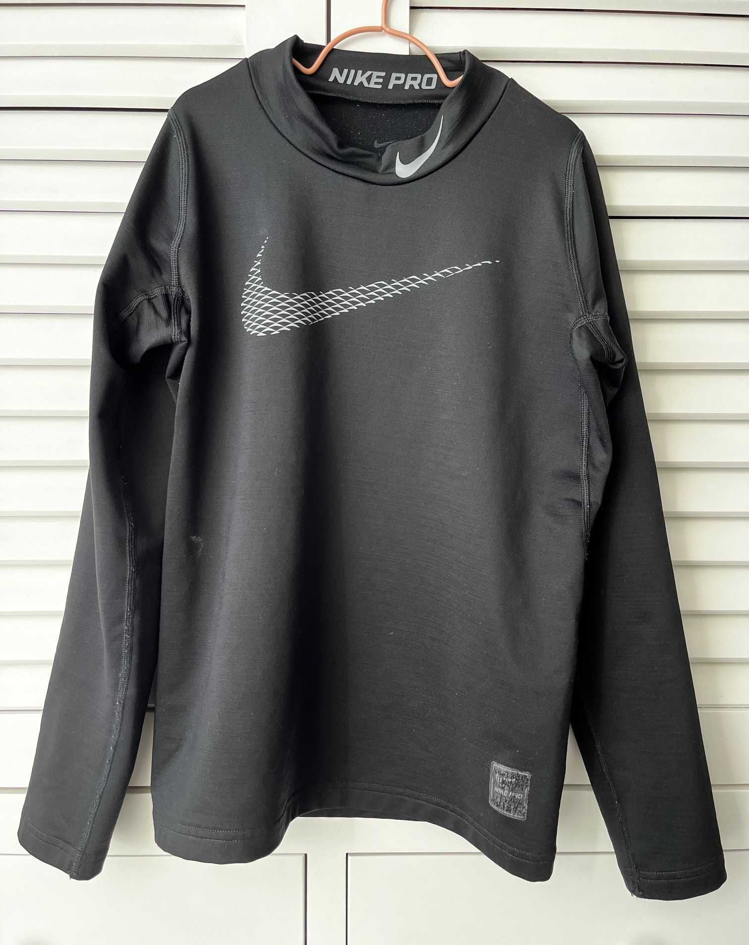 Nike PRO WARM komplet bluzka Spodnie treningowe TERMO termoaktywne