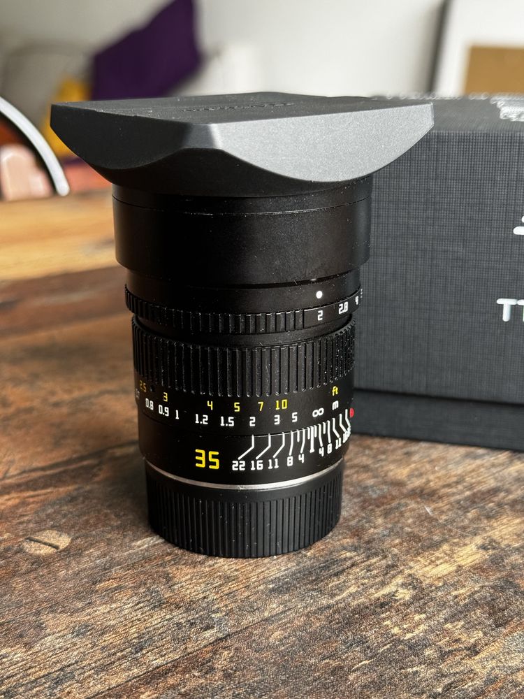 TTArtisan M 35mm f2 Leica m-mount com garantia