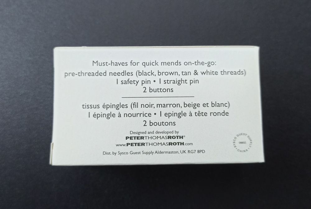 Zestaw do szycia hotelowy PeterThomasRoth 700 sztuk