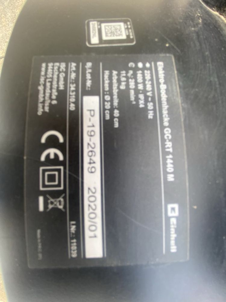 Glebogryzarka EINHELL 1400 W