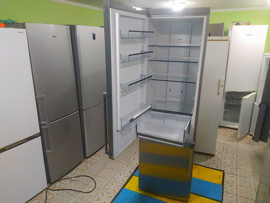 Холодильник Gorenje NRK6203TX  з морозильною камерою