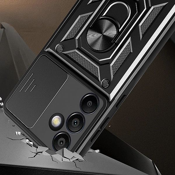 Etui pancerne Hybrid Armor Camshield z osłoną aparatu i metalowym ring