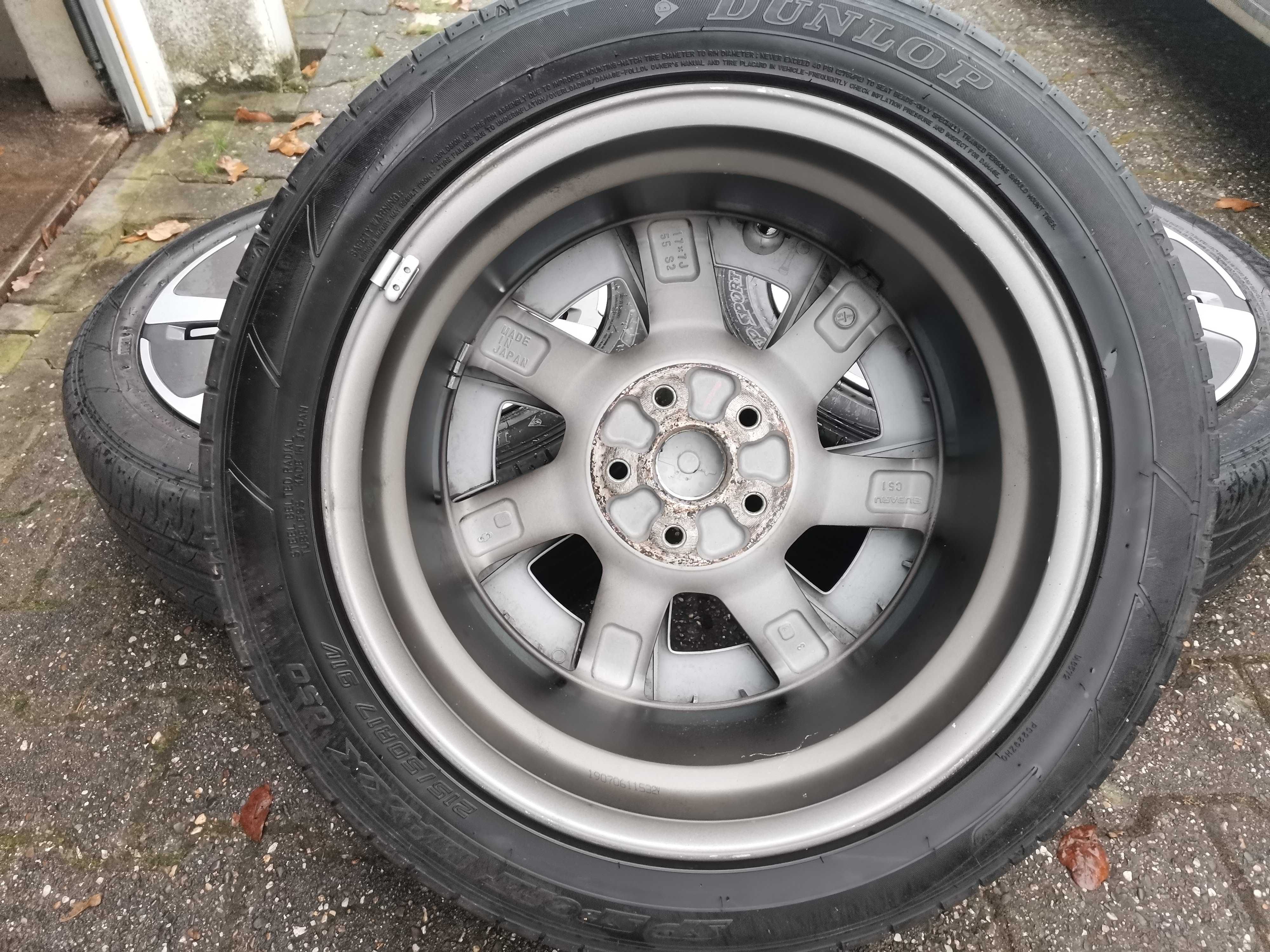 Felgi Subaru Levorg Renault 7Jx17H2 5x114,3 ET55 TPMS