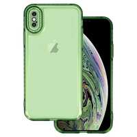 Crystal Diamond 2Mm Case Do Iphone X/Xs Przezroczysty Zielony