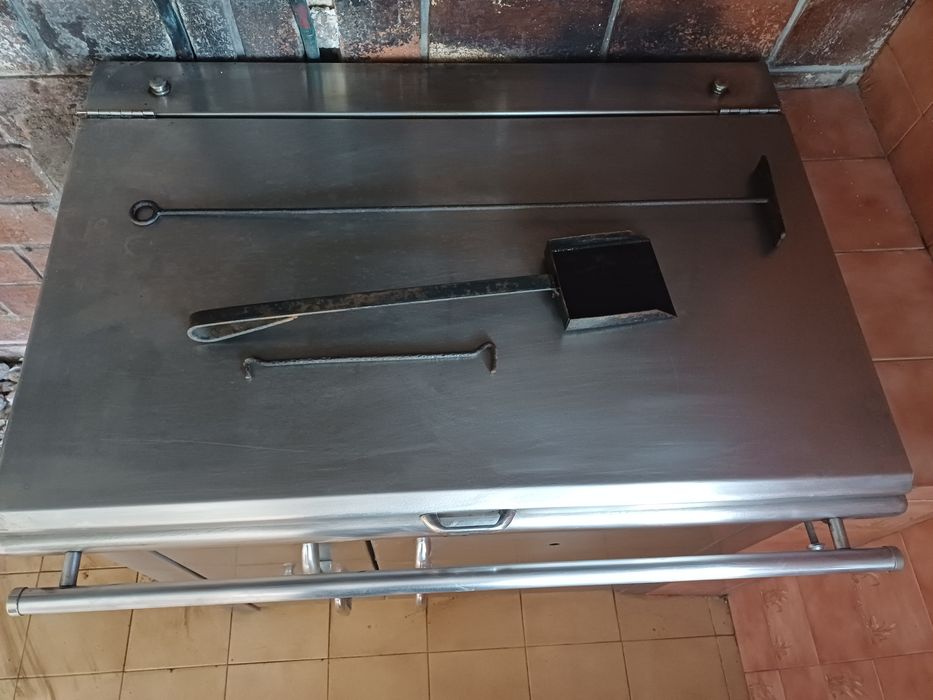 Fogão  a lenha em inox