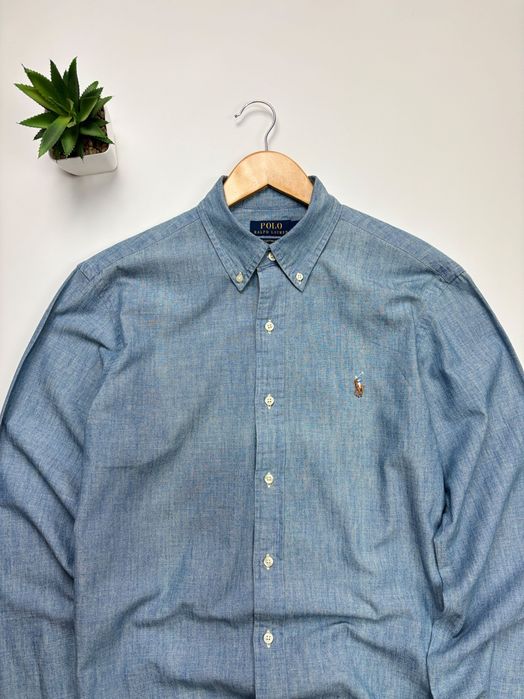 Рубашка Polo Ralph Lauren Custom Fit Denim Shirt оригинал size M