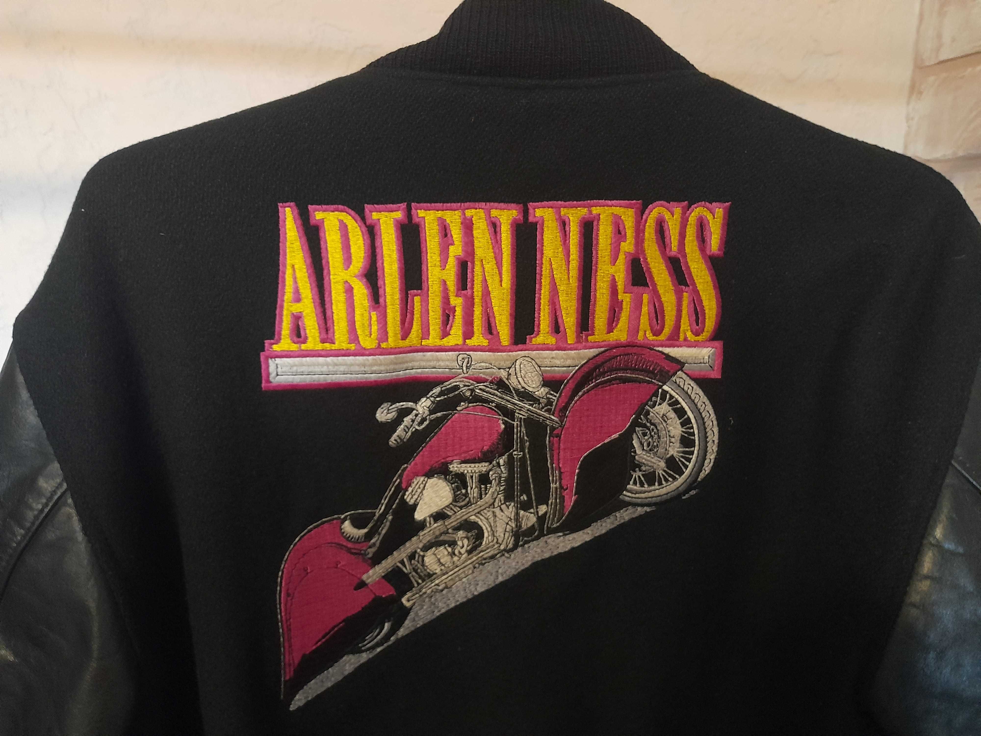Оригинальная куртка бомбер от Golden Bear c лого Arlen Ness M