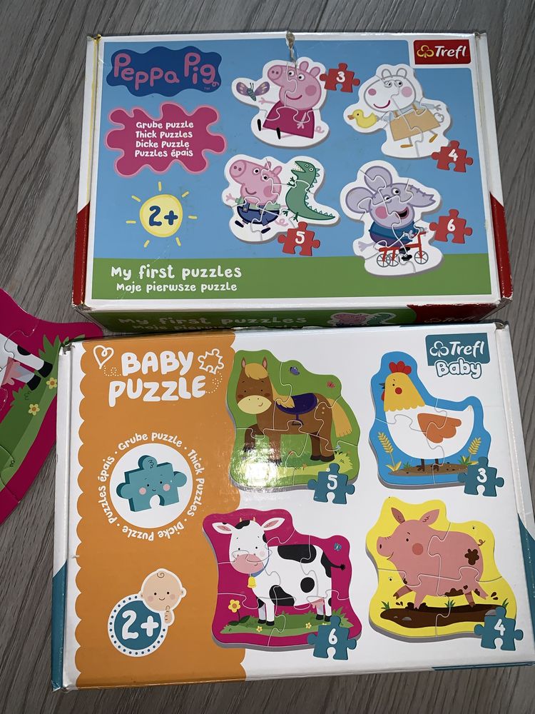 Trefl baby Puzzle 2+ 3 zestawy Pig Peppa