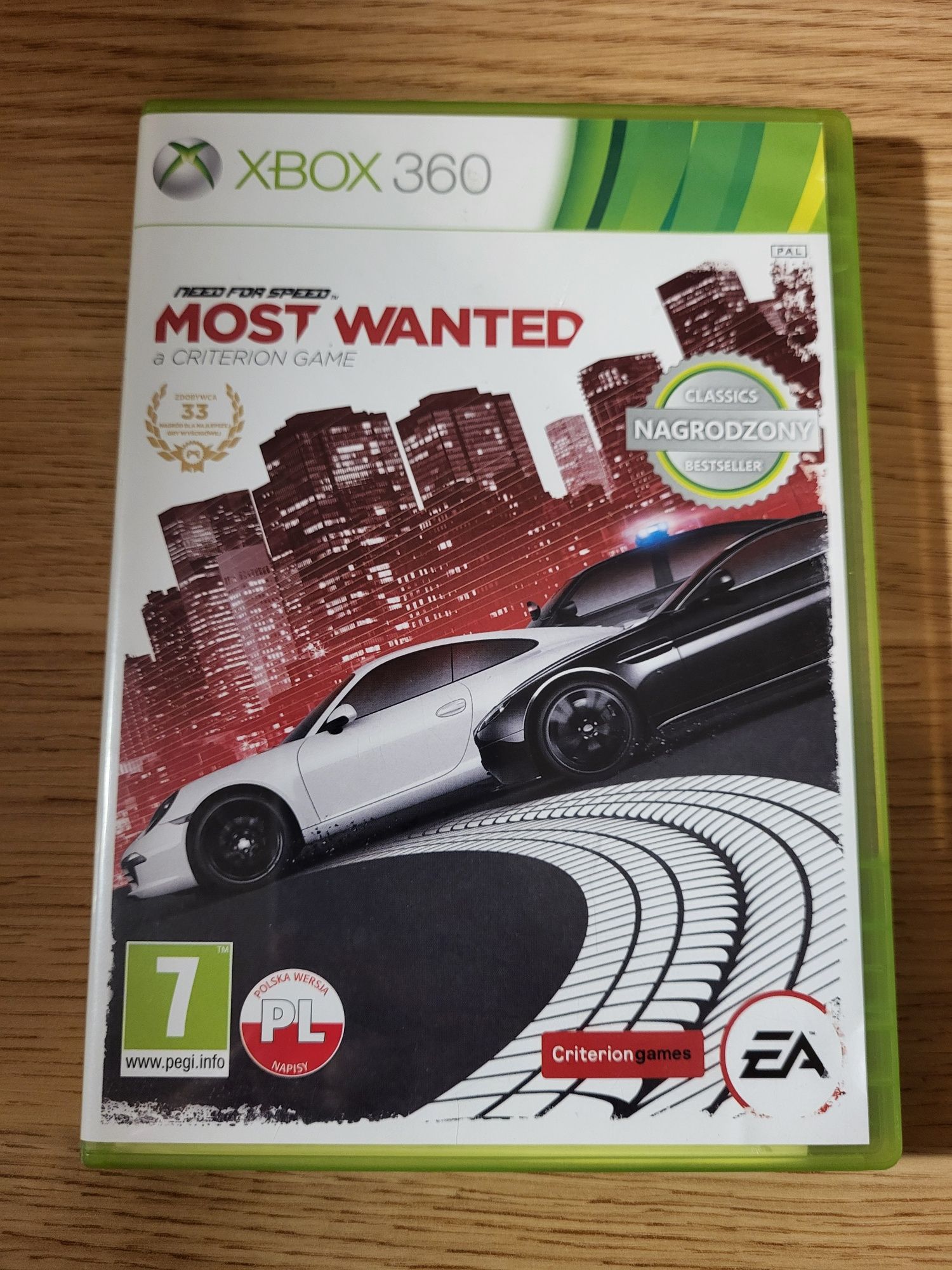 Need for Speed Most Wanted gra xbox 360