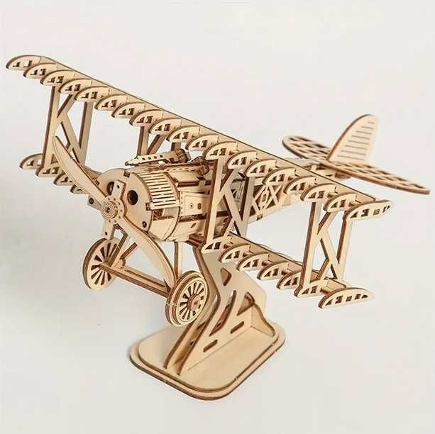 Drewniane Puzzle - 3D - SAMOLOT