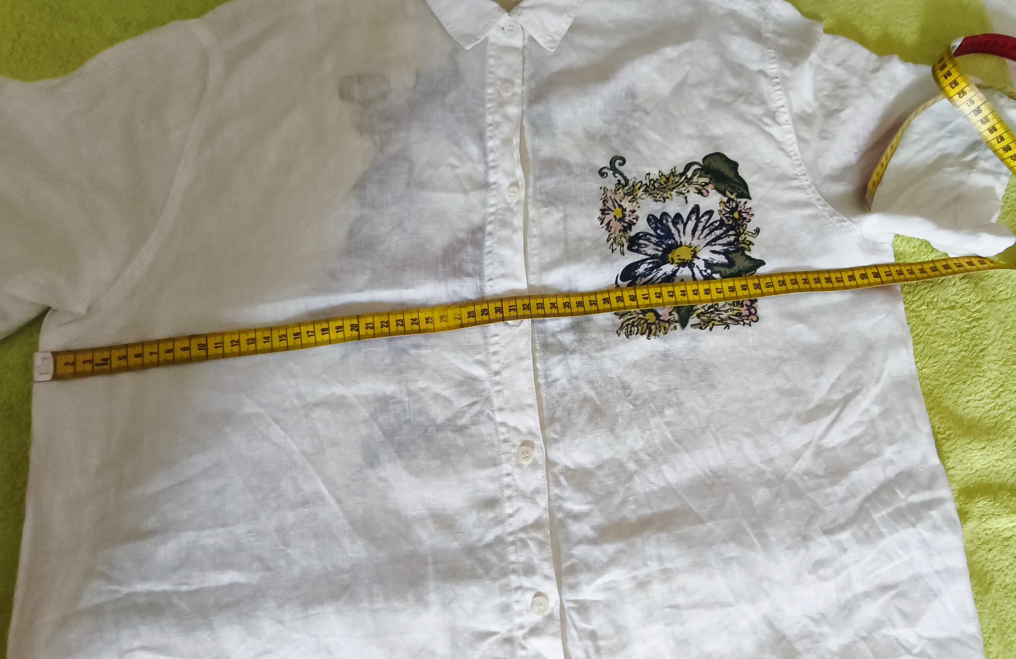 Elegante Camiseiro de Linho -Tamanho 38