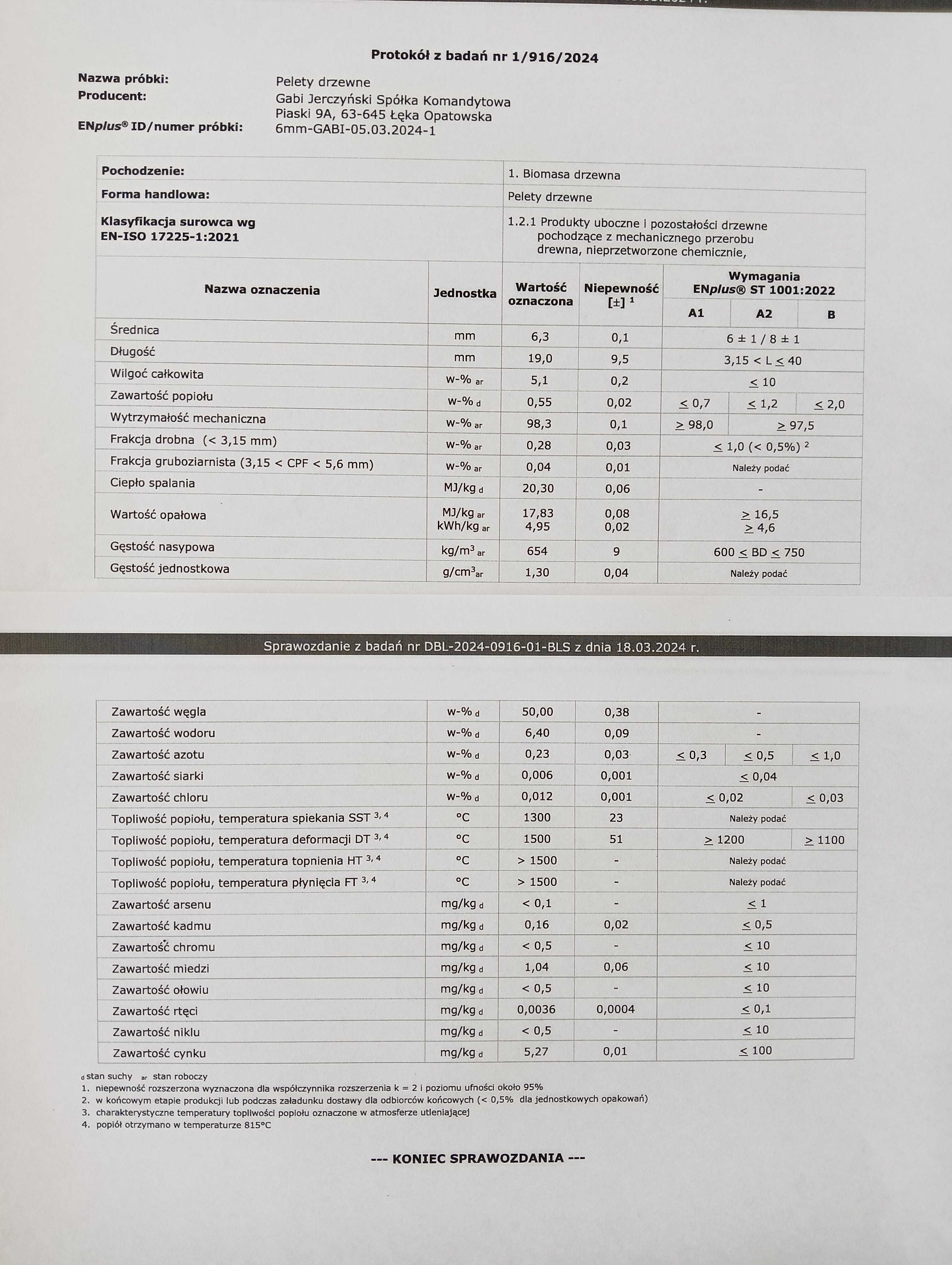 Pellet drzewny ALASKA - wyprodukowany z czystej trociny tartacznej