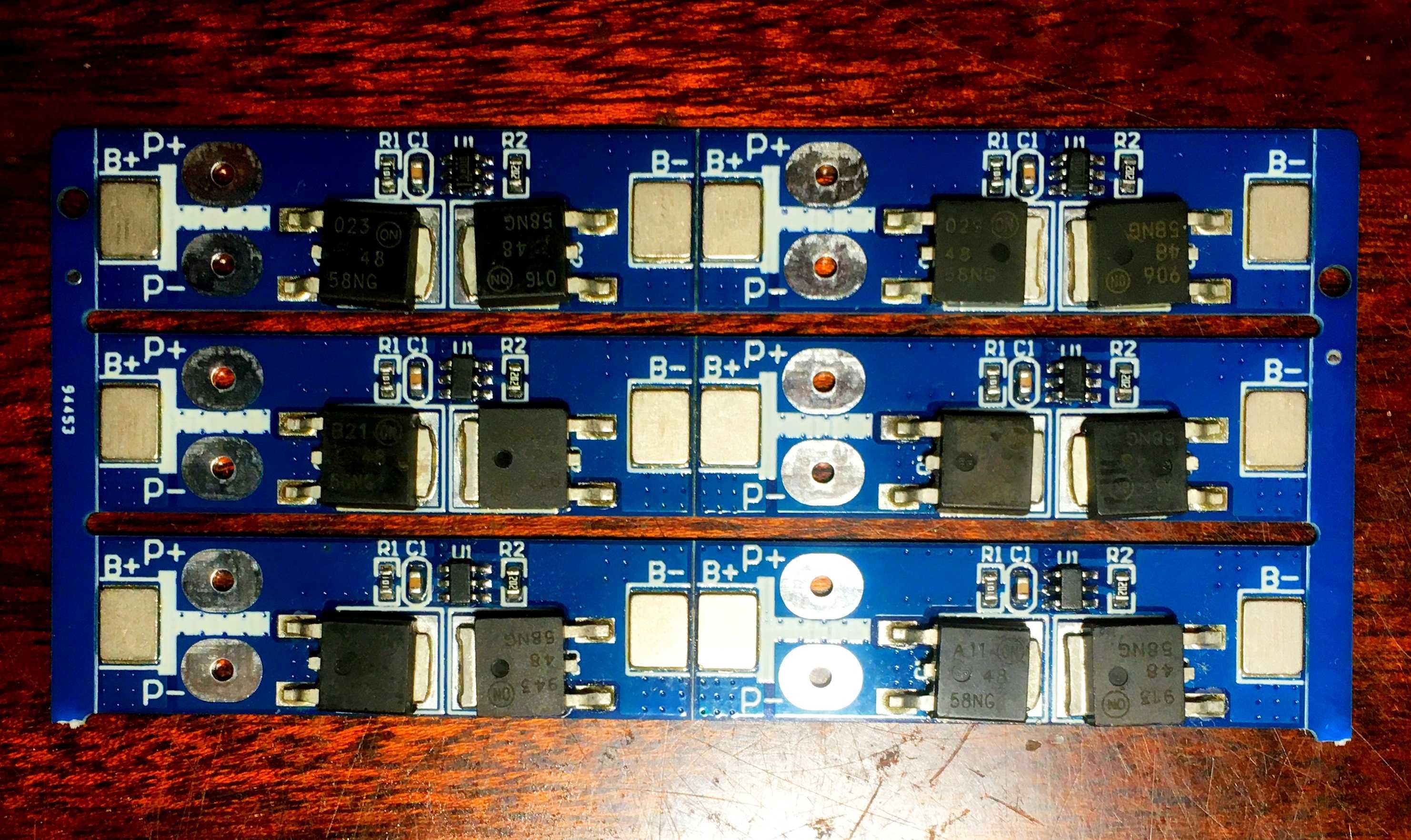 Плата BMS 3.7v 16a Li-ion