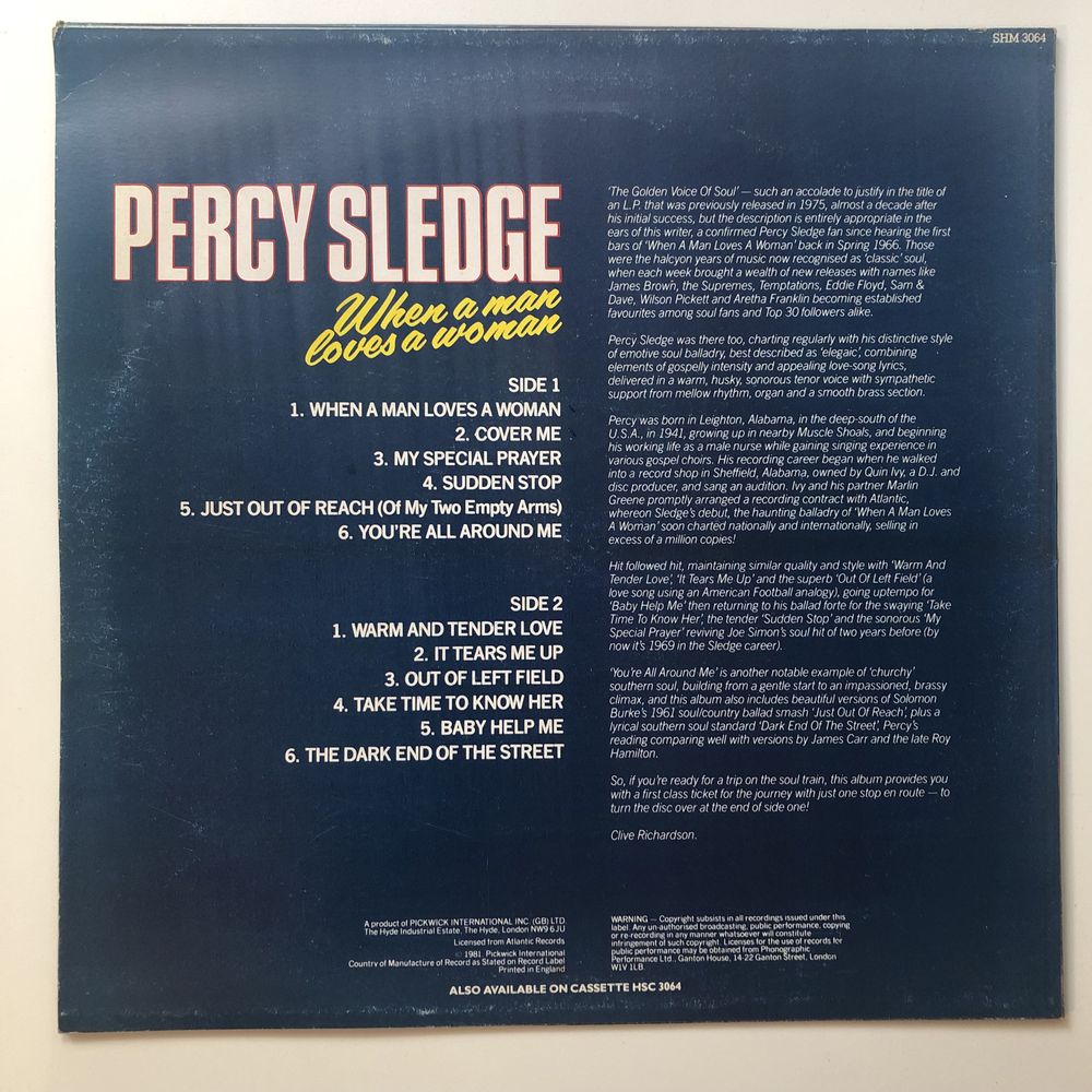 Percy Sledge Płyta winylowa