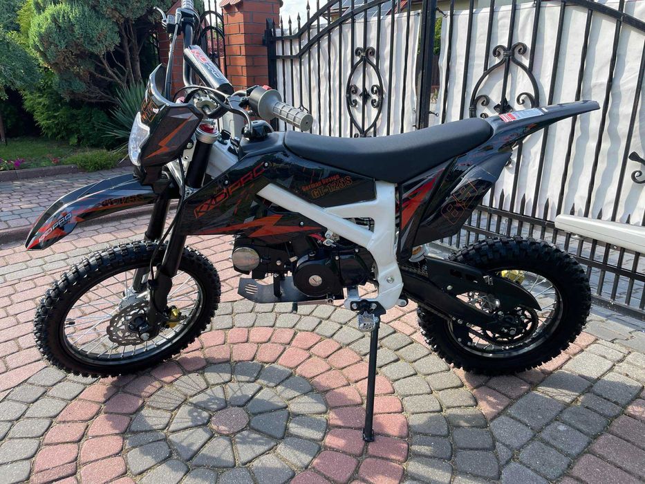 Cross 125 cm3 4 Biegi STARTER ELEKTRYCZNY + Kopka KXD 2025 KOŁA 17/14