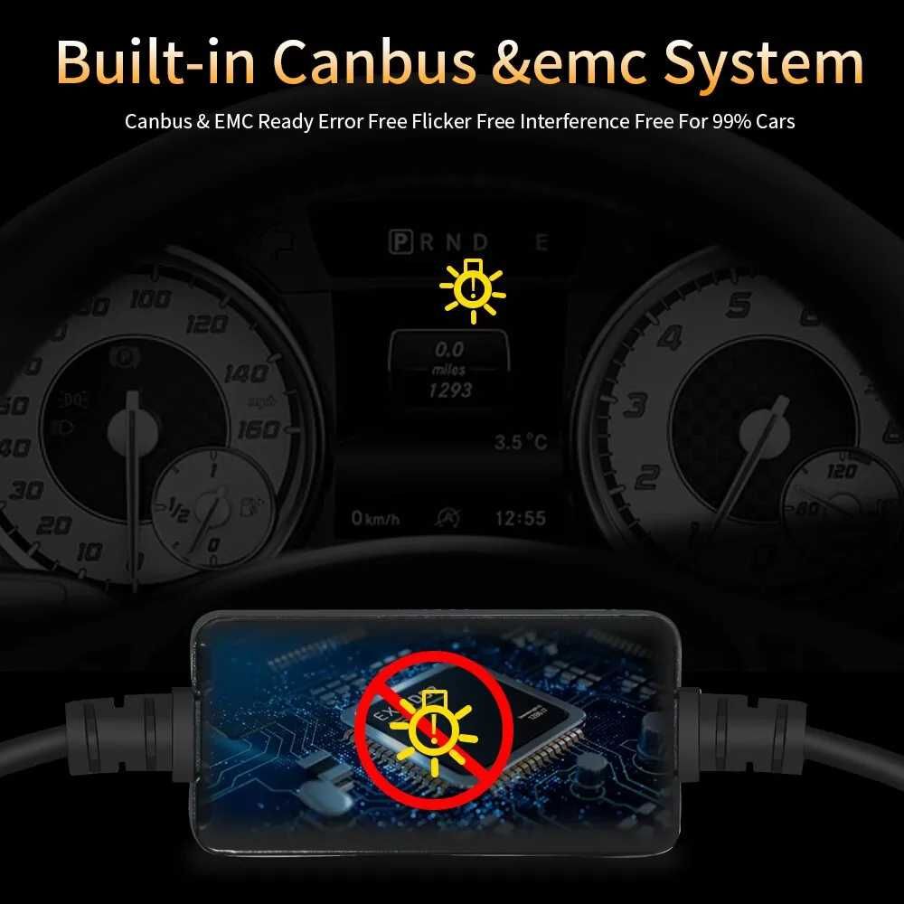 Canbus Світлодіодні лампи для автомобільних фар 80000LM 6000K H7 150W