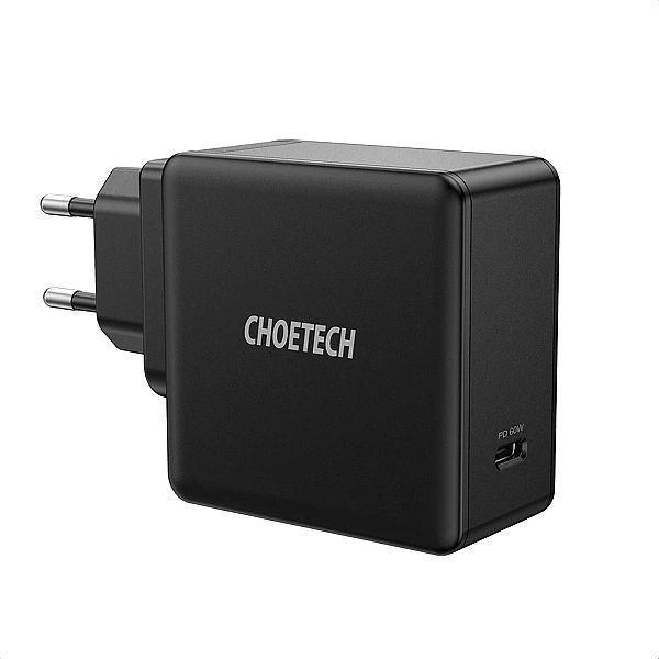 Choetech szybka ładowarka sieciowa Usb Typ C Pd 60w 3a czarny (q4004-e
