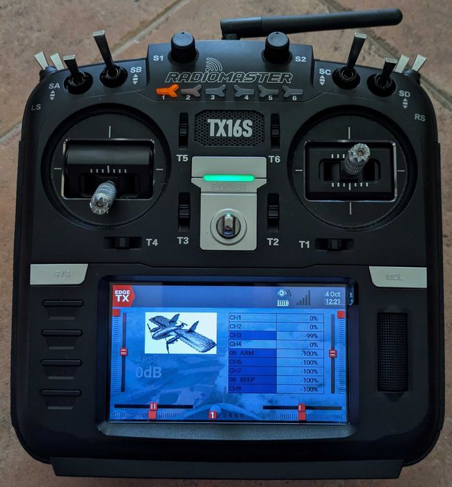 RadioMaster TX16S Radio controle FPV (como novo)