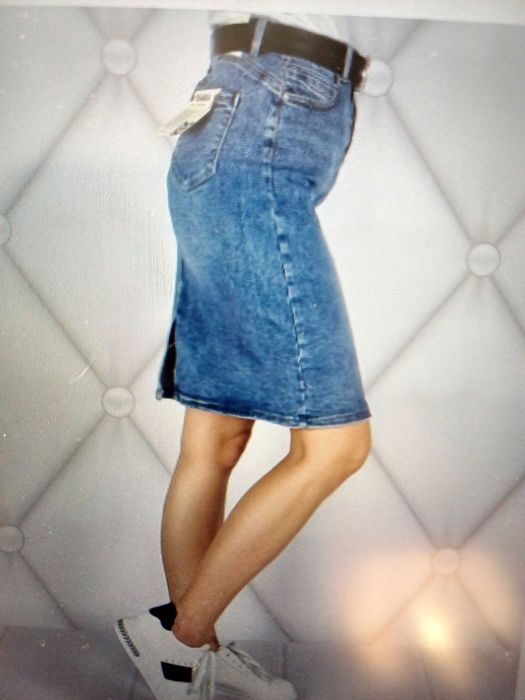 Spódnica Jeans Klasyczna Damska