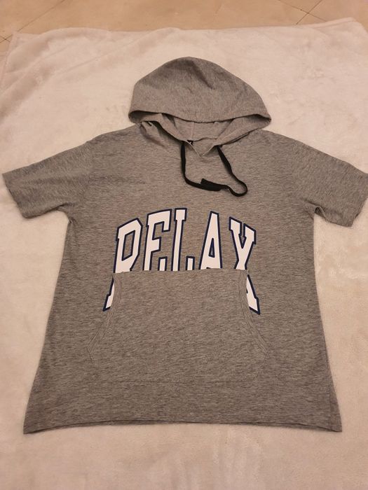 Koszulka t-shirt kangurka kaptur sinsay r. S