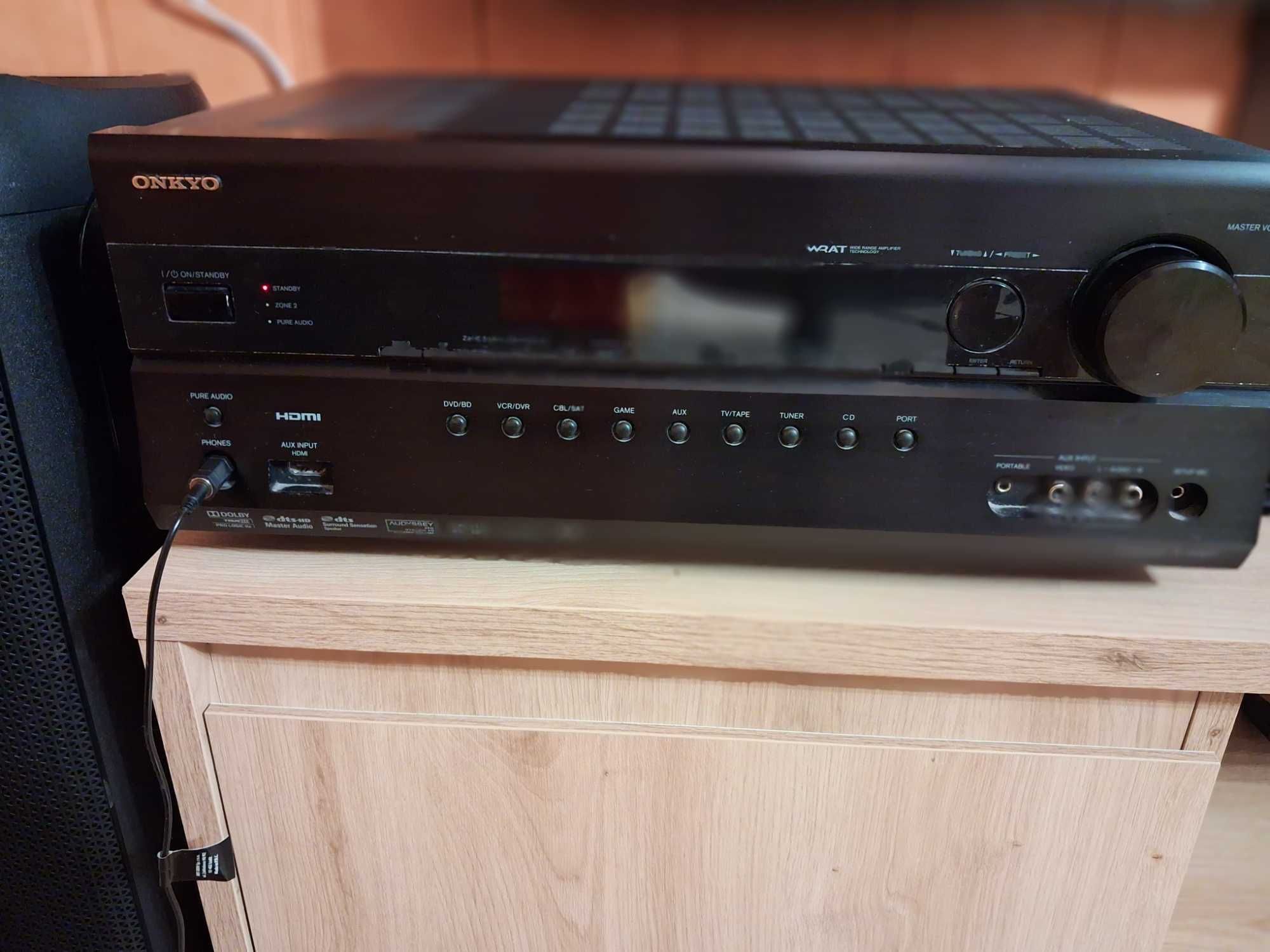 Kolumny marki Klipsch + amplituner Onkyo