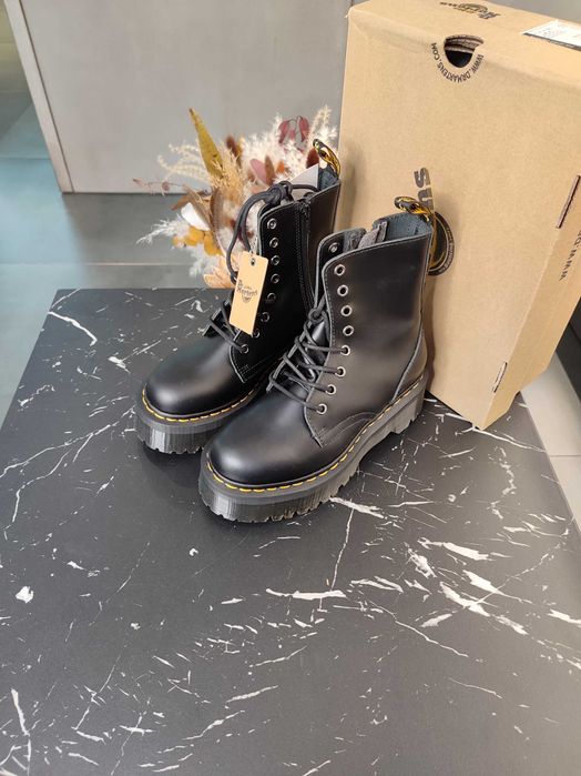 Черевики Dr. Martens Jadon Black Polished Smooth