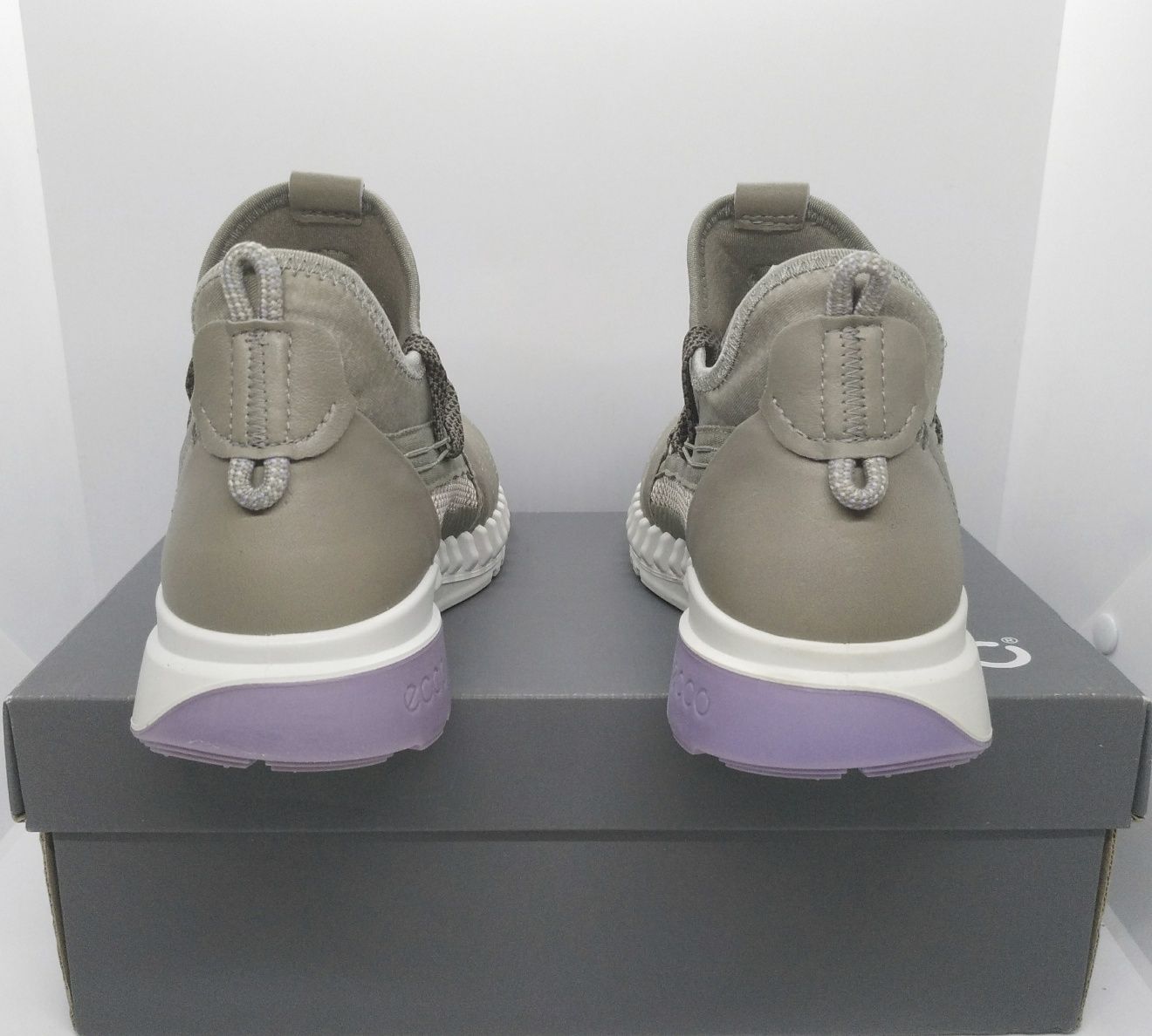 кожаные 38p кроссовки Ecco Ziplex оригинал