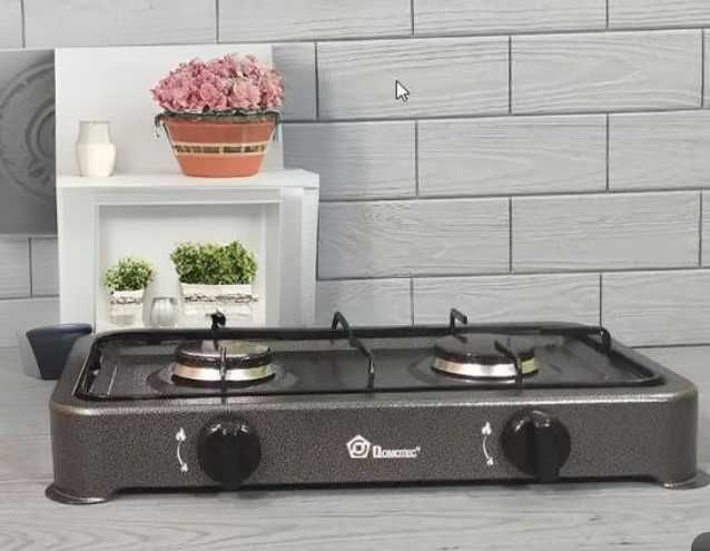 Плита газовая настольная на 2 конфорки