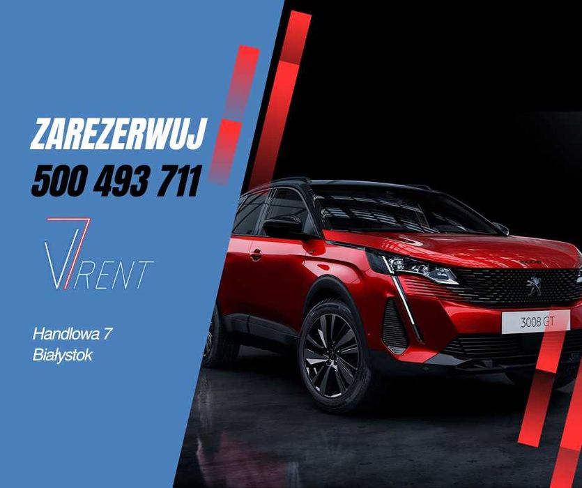 V7rent / Wypożyczalnia samochodów - PROMOCJA / B-stok ul. Handlowa 7