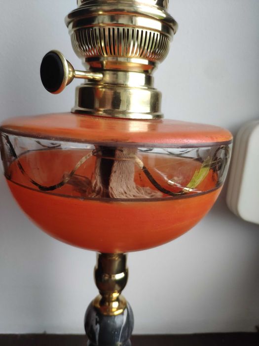 Stara francuska lampa naftowa n665