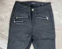 Чорні джинси легінси лосіни еластичні штани