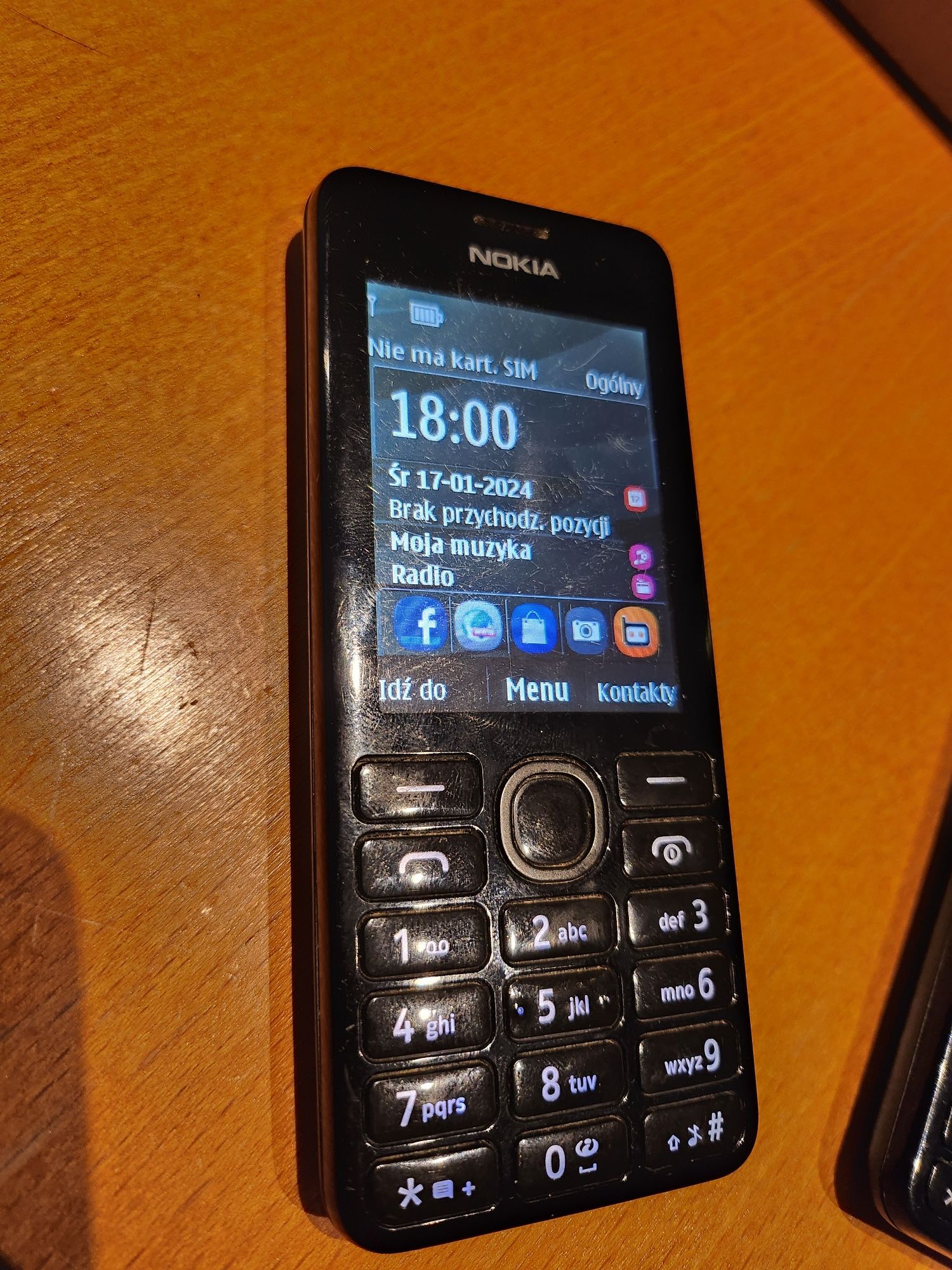 2szt Nokia 206 proste telefony komórkowe p