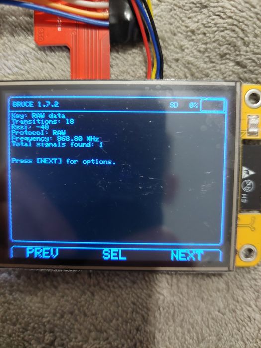 Bruce esp32 Z NAJNOWSZYM oprogramowaniem i z obudową