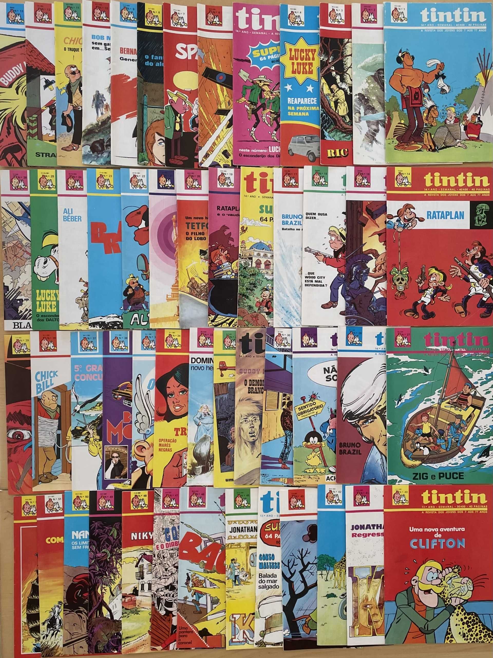 Revista Tintin - colecção completa