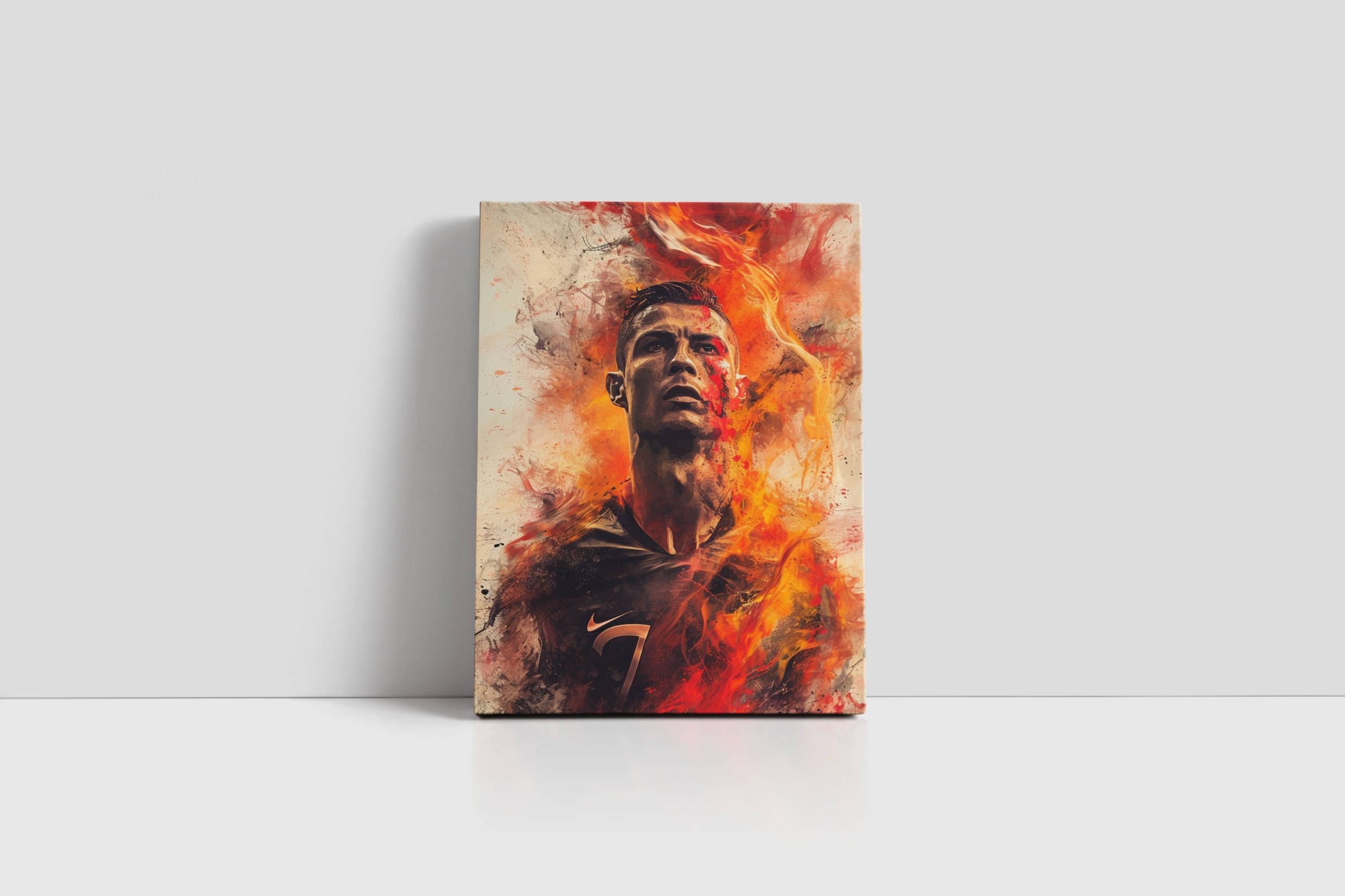 Obraz na płótnie Cristiano Ronaldo 90x120 cm nowoczesny styl do domu