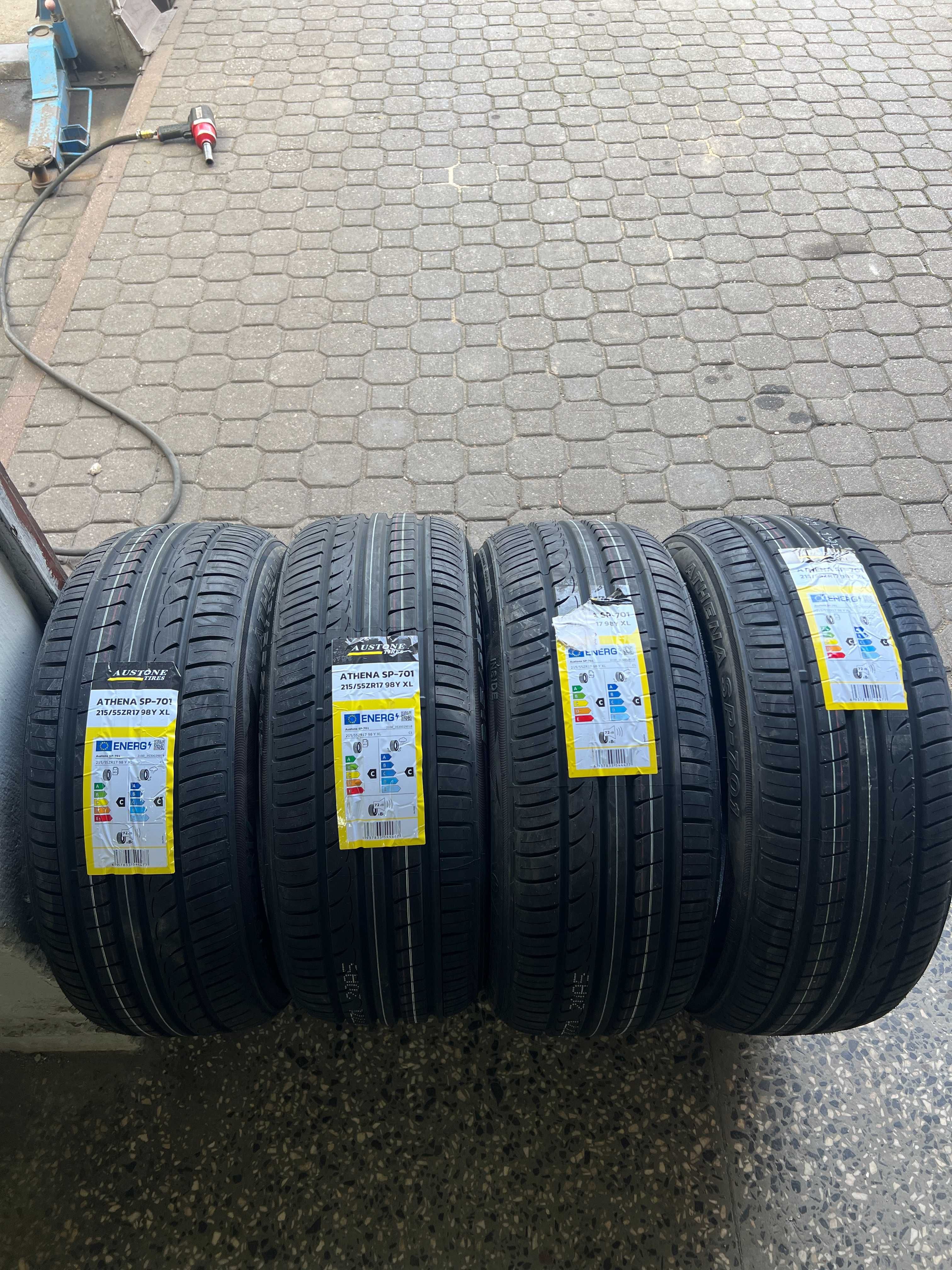 215/55r17 austone nowe opony letnie 2025r montaż w cenie