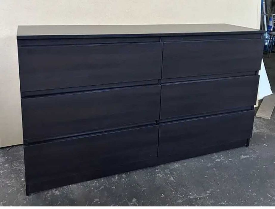 Комод Лайт 6 ящиків колір венге магія в білий розмір 1600*450*900 мм