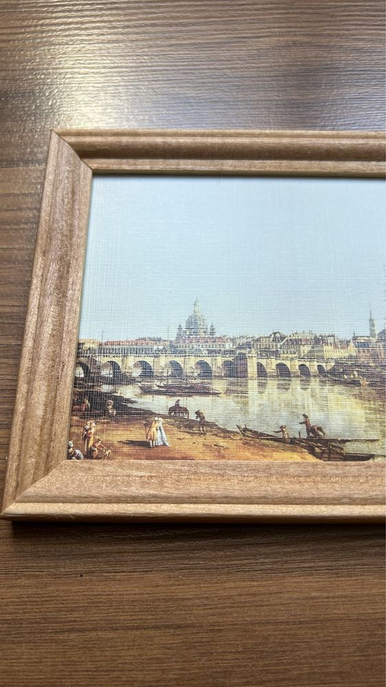 Obraz reprodukcja obrazek Canaletto Dresno 12,3 cm x 17,5 cm