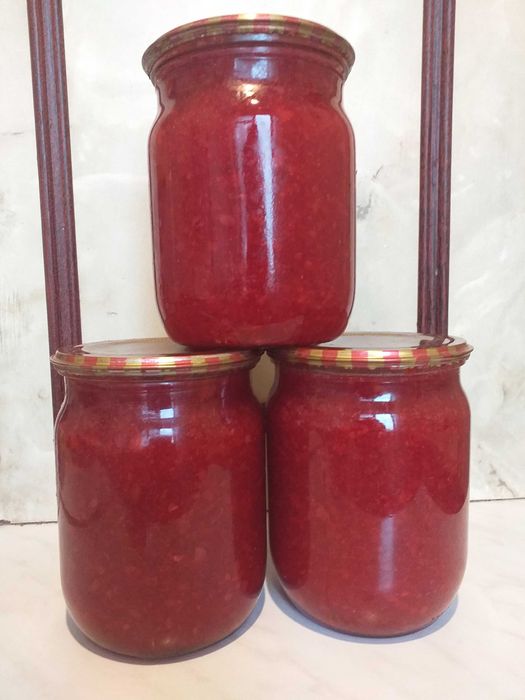 КАЛИНА С ДАЧИ перетёртая с сахаром. БЕЗ ВАРКИ