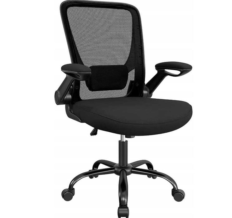 Ergonomiczne krzesło biurowe, obrotowe z siateczką Songmics