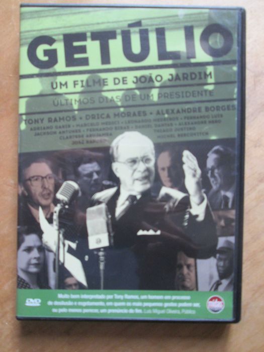 DVD Getúlio, João Jardim, com Drica Moraes, Thiago Justino, Tony Ramos